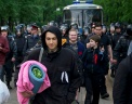 ОМОН разогнал лагерь оппозиции «Оккупайабай». Полицейские пришли к активистам около 5 утра и дали 5 минут на сборы. Фото: AP