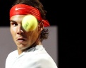 Испанский теннисист Рафаэль Надаль в матче турнира серии Masters, проходящего в столице Италии, против Фабио Фоньини. Фото: Reuters