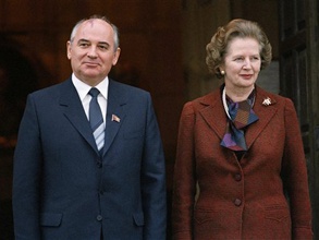 Первая встреча Горбачева и Тэтчер в 1984 году, после которой «железная леди» заявила. что с ним «можно иметь дело». Фото: AP