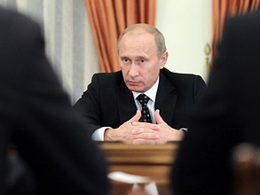 Владимир Путин встречается с генеральным советом «Деловой России». Фото: РИА Новости