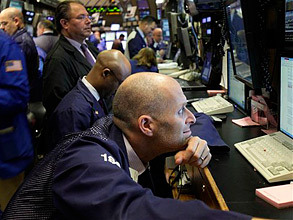 За прошедшие пять дней индикаторы российского фондового рынка преодолели значимые отметки: индекс РТС превысил уровень в 1600 пунктов, а ММВБ — в 1500. Фото: AP