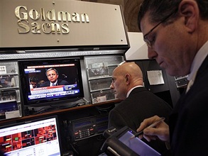 Банк Goldman Sachs подготовил дебютный выпуск бондов с отрицательной доходностью. Фото: АР