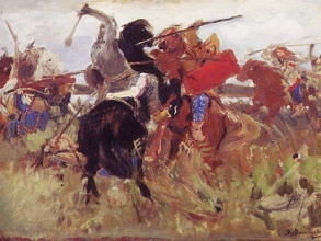 Картина Виктора Васнецова «Битва скифов со славянами» Картина Виктора Васнецова «Битва скифов со славянами»