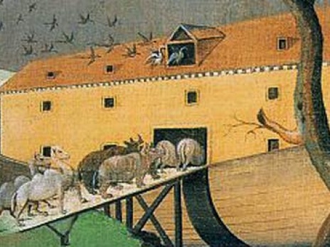 Фрагмент картины Эдварда Хикса "Ноев Ковчег", 1846 г. 
