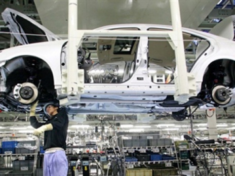 Сборка автомобилей Toyota. Фото: AFP