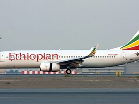 Boeing 737 государственной авиакомпании Ethiopian Airlines до аварии. Фото: AFP