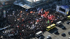 По разным данным, митинг на Новом Арбате собрал от 10 до 25 тысяч человек Фото: РИА Новости